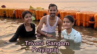 we went to Triveni Sangam Prayagraj  aman dancer real [upl. by Flight]