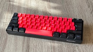 Snpurdiri V800 60 Wired Gaming Keyboard Unboxing and Showcase [upl. by Trammel]