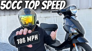 50cc Scooter TOP SPEED GPS VERIFIED [upl. by Arit]