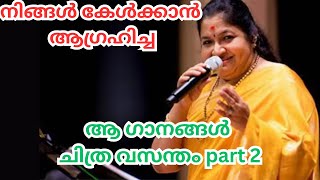 80s hits of KSChithra Malayalam melody  Suchithra shaji  Part 2  Evergreen song [upl. by Eirtemed]