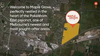 Satterley VIC  Maple Grove Construction Update November 2023 [upl. by Deuno]