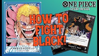 Part 2  Blue Doffy Deck and Gameplay VS Black onepiececardgame onepiece [upl. by Avilys]