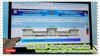 MKU DDE  How to pay semester Fees mkudde feespay education ddecourse mkuuniversity [upl. by Noid]