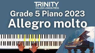 TRINITY Grade 5 Piano 2023  Allegro molto 1st movt from Sonatina in F op 88 no 4 Kuhlau [upl. by Fattal]