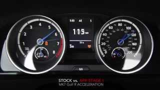 APR MK7 Golf R Acceleration [upl. by Fiester]