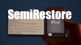 SemiRestore  Restaurer tous les iPhone iTouch et iPad tout en conservant le jailbreak Preview [upl. by Asehr]