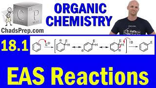 181 Electrophilic Aromatic Substitution  Organic Chemistry [upl. by Tenahs]