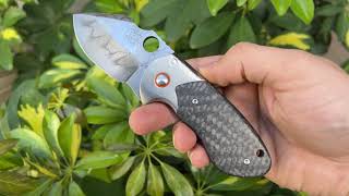 Burchtree Bladeworks Micro Custom Knife From R1MarketPlace [upl. by Un961]