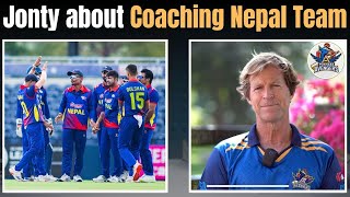 NPL 2024 Jonty Rhodes talked about coaching Nepal cricket team and mentorship duty at Pokhara [upl. by Leba882]