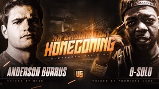 IMPERSONATION HOMECOMING OSolo vs Anderson Burrus [upl. by Lavelle]