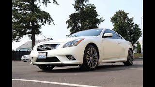 2014 INFINITI Q60 Coupe with Sport Package Walk Around and Info [upl. by Novaelc828]