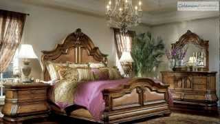 Tuscano Mansion Bedroom Collection From Aico Furniture [upl. by Alehtse]