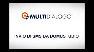 Come inviare sms con Multidialogo da Domustudio [upl. by Anitnelav639]