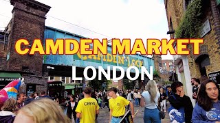 London Camden Market Walk 4K  London Summer Walk 2023  London Funky Shops Market Street Food [upl. by Liagaba]