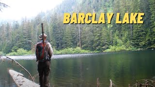 Barclay Lake Fishing Location in the Alpine Wilderness [upl. by Langston]