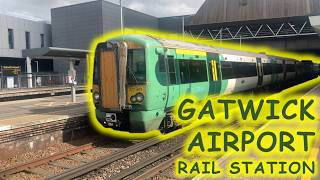 Trains at Gatwick Airport Rail Station [upl. by Hserus]