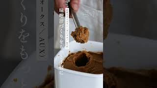 【スタッフレビュー】味噌汁づくりをもっと手軽に｜計量みそマドラー （オークス／AUX）味噌汁 キッチンツール 料理 [upl. by Pasho]