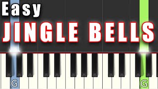 Jingle Bells 2023  EASY Piano Tutorial Sheets  MIDI [upl. by Adler813]