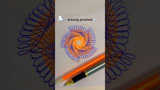 pinwheel in 15 sec spirographdesigns spiroart spirograph relaxing  satisfying artteraphy [upl. by Nerreg]