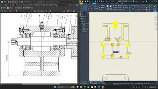 베어링 하우징  2 본체 2D 작업 [upl. by Naniac]