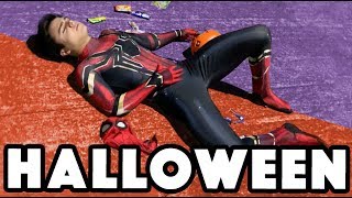 ¡SPIDERMAN PIDIENDO HALLOWEEN  NAVY [upl. by Olivia413]