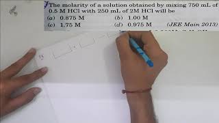 competitive numerical on molarity molality and normality [upl. by Pega]