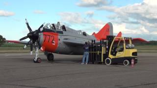 quotJanetquot Fairey Gannet T5 XT752 Ground Testing  N752XT [upl. by Naujid]