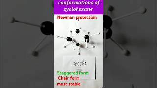 Conformations of cyclohexaneNewman projection for eclipsed and staggered formclass11chemistry [upl. by Adidnac971]