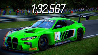 Oulton Park Hotlap  132567  BMW M4 GT3 [upl. by Bolten746]