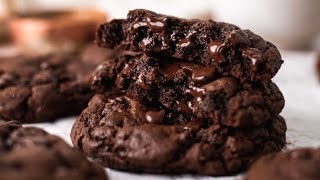 Double Chocolate Cookies New York Citys Most Famous Cookie Recipe  Levain Bakery  How To Bake [upl. by Rucker]