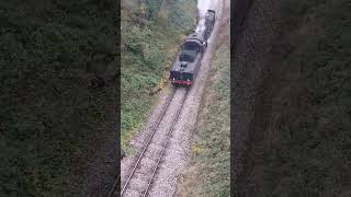 East Somerset Railway on 9th October 2024 With BR 46447 Climbing Mendip Bank By Bridge Part 12 🌉👍🙂🚂 [upl. by Neumann]