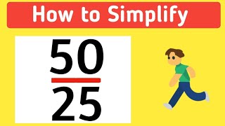 How to Simplify the Fraction 5025  5025 Simplified [upl. by Tudela443]