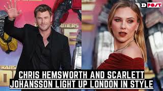 Chris Hemsworth and Scarlett Johansson Light Up London in Style [upl. by Tshombe]