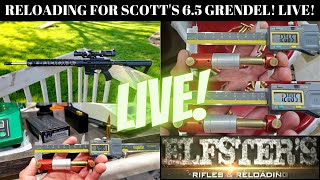 LIVE Teaching Scott To Reload For His 65 Grendel Part1 [upl. by Nnayecats]