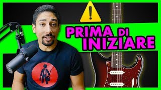 Imparare a Suonare la Chitarra  PRIMA di INIZIARE [upl. by Ainnek367]