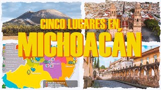 5 LUGARES PARA VISITAR EN MICHOACÁN [upl. by Markowitz490]