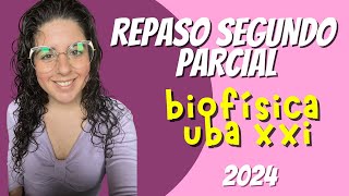 Repaso segundo parcial Biofísica UBA XXI 2024  ClaseConMaca [upl. by Eilrac692]