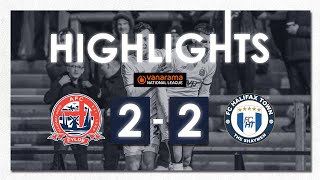 Highlights  AFC Fylde 22 FC Halifax Town [upl. by Adahs]