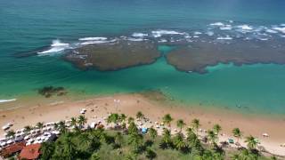 Um Drone em Taipu de Fora  Península de Marau Bahia Brasil [upl. by Maible]