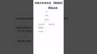 【関連図】手術の生体反応→術後出血 実習生 勉強 看護師試験 看護実習 看護大学 [upl. by Narrad]