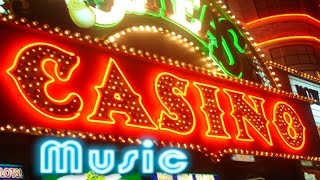 Las Vegas Casino Music Video For Night Game of Poker Blackjack Roulette Wheel amp Slots [upl. by Elleinet]