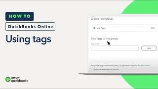 How to use tags in QuickBooks Online [upl. by Enyaht]