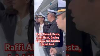 Raffi Ahmad Desta Ariel Gading Jadi Kapten Kapal Di Danau Toba shorts raffiahmad desta rans [upl. by Ileek]