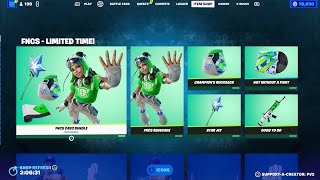 August 15th 2023 Fortnite Item Shop NEW FNCS BUNDLE [upl. by Olnek]