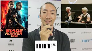 Did Blade Runner 2049 change scifi 7 years later Roger Deakins Interview at hiff moviereview [upl. by Gader]