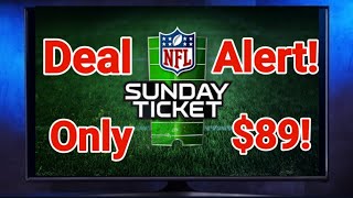 NFL Sunday Ticket DEAL ALERT [upl. by Ahsurej]