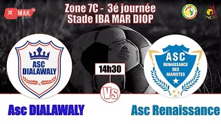 3é JOURNÉE ZONE 7C ASC RENAISSANCE vs ASC DIALAWALY STADE IBA MAR DIOP [upl. by Gussie195]