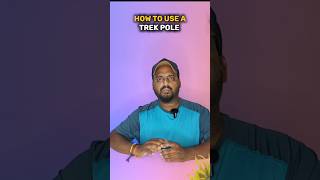 Trek Poleஅ எப்படி use பண்றது ⁉️ subrajnpayanam trekkingpoles [upl. by Brelje]