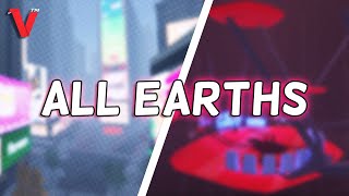 ALL DIMENSIONEARTH in InVisions WebVerse  ROBLOX [upl. by Vasiliu]