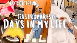 getting a gastric emptying scan endoscopy and small bowel test  gastroparesis days in my life [upl. by Iturhs]